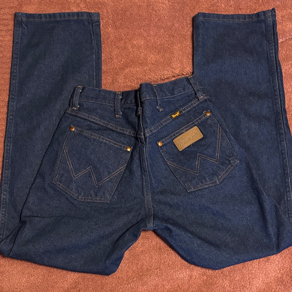 Wrangler Men's Deep Blue Cowboy Cut Jeans